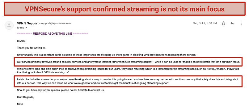 Streaming — Not the Best Choice