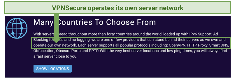 Server Network — Decent